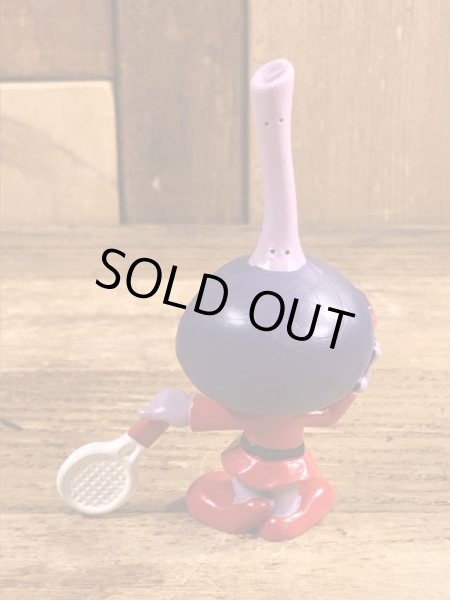 80’sのテニスをしているスノークスのヴィンテージのPVC製フィギュア