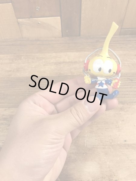 80’sのヘッドホンをしているスノークスのヴィンテージのPVC製フィギュア