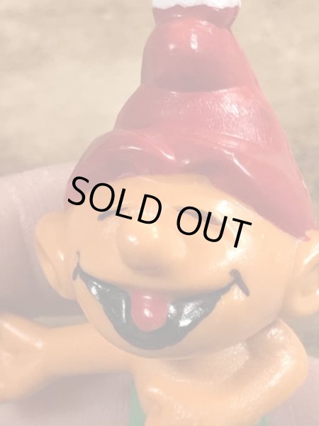 70年代頃のスマーフによく似たグノームファミリーのビンテージのPVCフィギュア