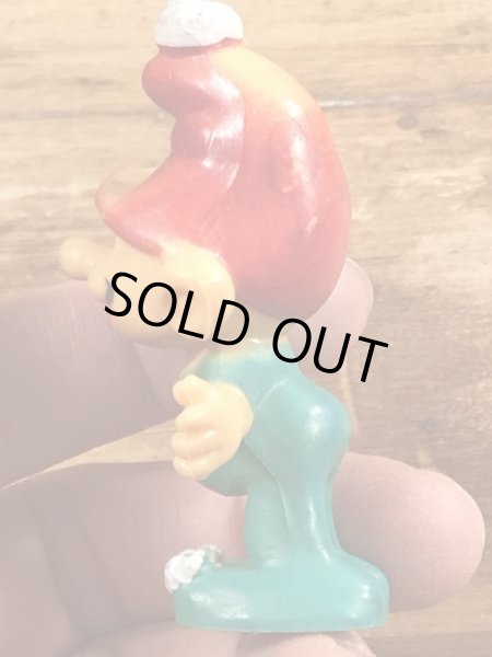 70’sのスマーフによく似たThe Gnome FamilyのヴィンテージのPVC製フィギュア