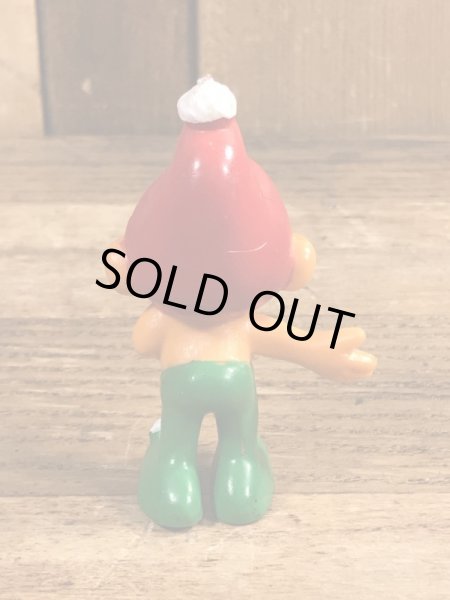 70’sのスマーフによく似たグノームファミリーのヴィンテージのPVC製フィギュア