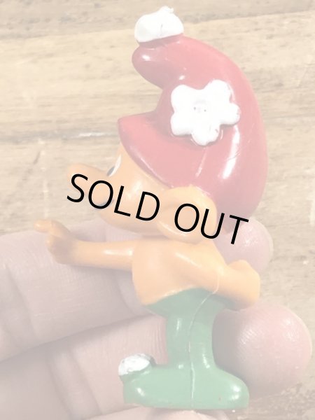 70’sのスマーフに似たグノームファミリーのヴィンテージのPVC製フィギュア