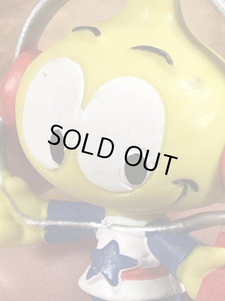 80年代頃のヘッドホンをしているスノークスのビンテージのPVCフィギュア