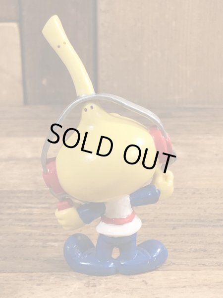 80’sのヘッドホンをしているスノークスのヴィンテージのPVC製フィギュア