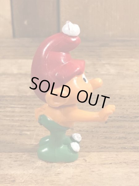 70年代頃のスマーフに似たグノームファミリーのビンテージのPVCフィギュア