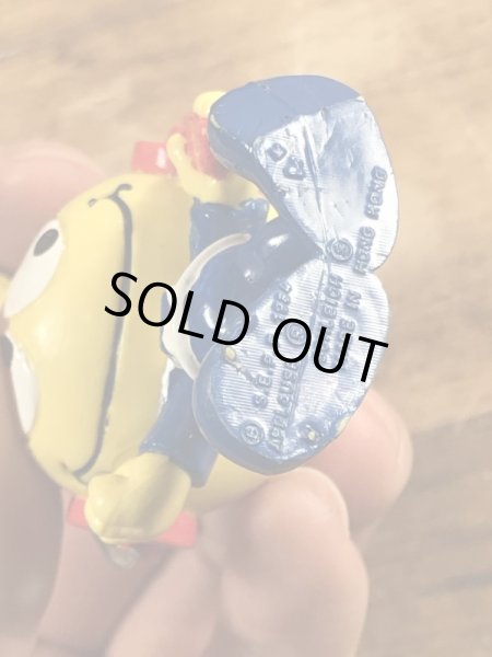 80’sのヘッドホンをしているスノークスのヴィンテージのPVC製フィギュア