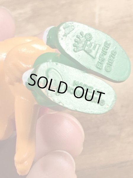 70’sのスマーフによく似たグノームファミリーのヴィンテージのPVC製フィギュア