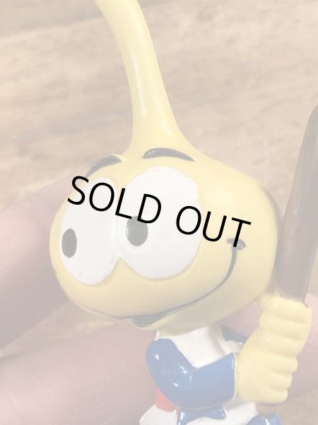 80’sの野球をしているスノークスのヴィンテージのPVC製フィギュア