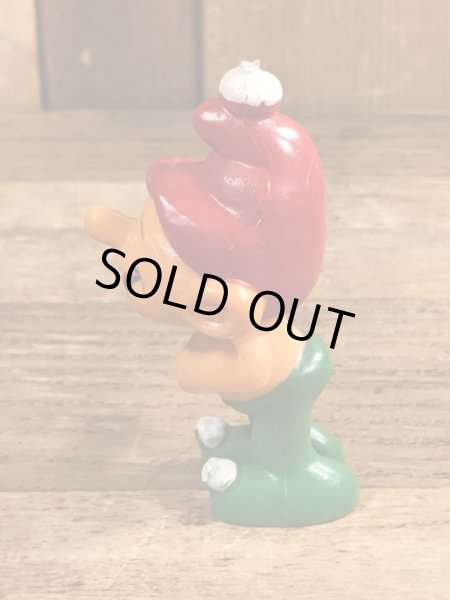 70’sのスマーフによく似たグノームファミリーのヴィンテージのPVC製フィギュア