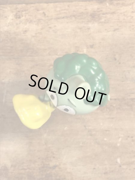 80年代頃のほら貝を吹いたスノークスのビンテージのPVCフィギュア