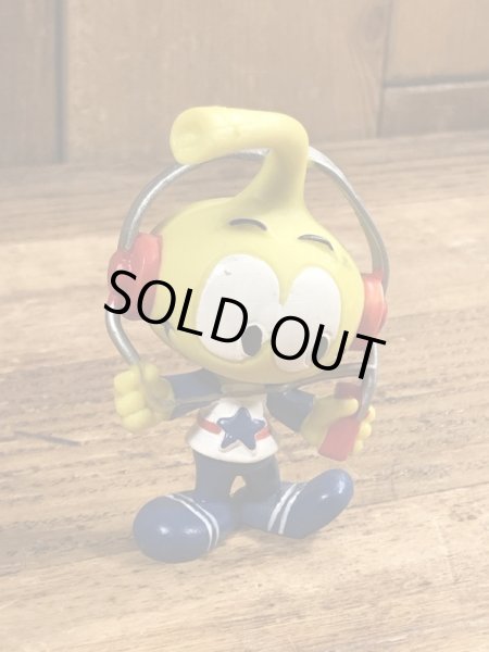 80年代頃のヘッドホンをしているスノークスのビンテージのPVCフィギュア