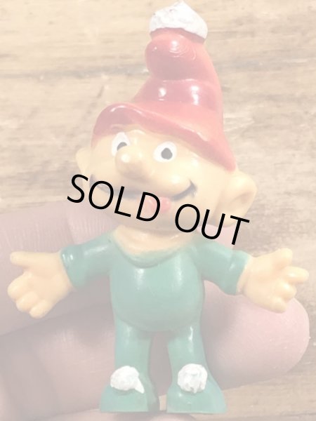 70年代頃のスマーフによく似たグノームファミリーのビンテージのPVCフィギュア