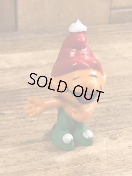 70年代頃のスマーフによく似たグノームファミリーのビンテージのPVCフィギュア