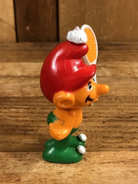 70年代頃のスマーフに似たグノームファミリーのビンテージのPVCフィギュア