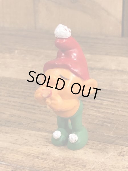 70’sのスマーフによく似たグノームファミリーのヴィンテージのPVC製フィギュア