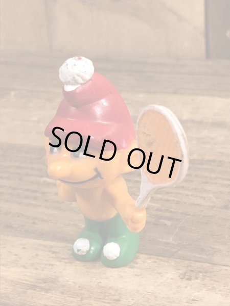 70’sのスマーフによく似たグノームファミリーのヴィンテージのPVC製フィギュア