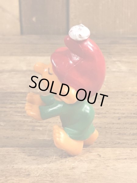 70’sのスリープウォーカーのグノームファミリーのヴィンテージのPVC製フィギュア