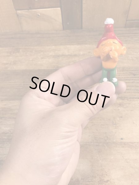 70’sのスマーフによく似たグノームファミリーのヴィンテージのPVC製フィギュア