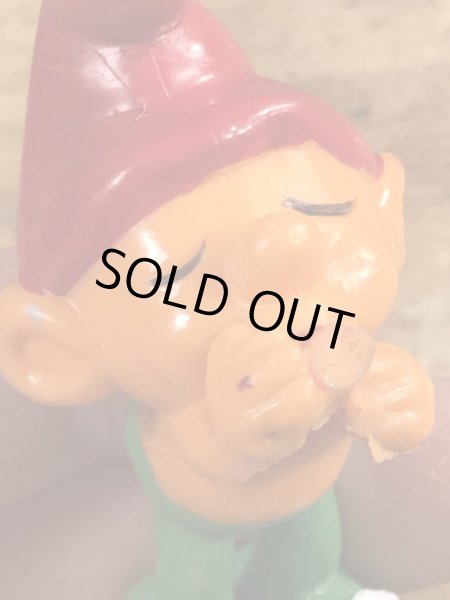 70年代頃のスマーフによく似たグノームファミリーのビンテージのPVCフィギュア