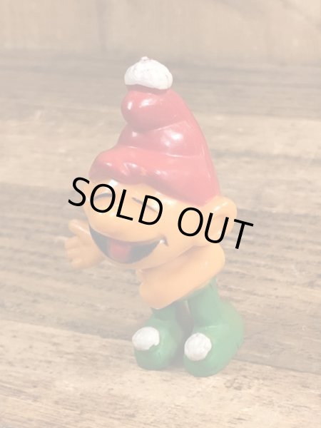 70’sのスマーフによく似たグノームファミリーのヴィンテージのPVC製フィギュア