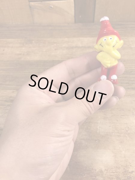 70’sのスマイルのグノームファミリーのヴィンテージのPVC製フィギュア