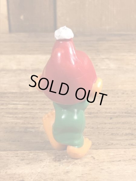 70’sのスマーフによく似たグノームファミリーのヴィンテージのPVC製フィギュア