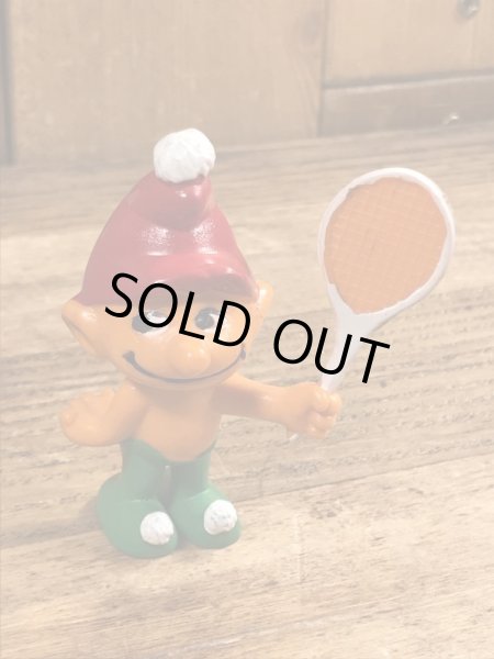 70年代頃のスマーフによく似たグノームファミリーのビンテージのPVCフィギュア