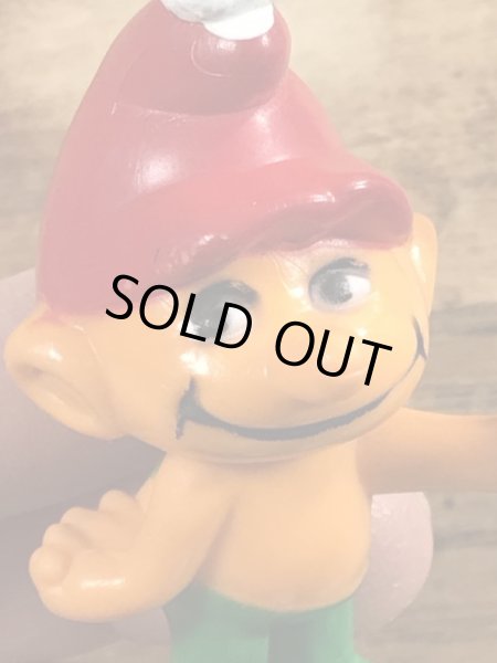 70年代頃のテニスをしているグノームファミリーのビンテージのPVCフィギュア