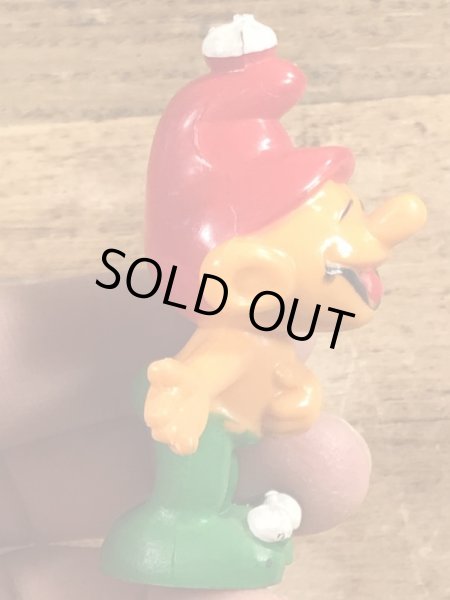 70’sのスマーフによく似たグノームファミリーのヴィンテージのPVC製フィギュア