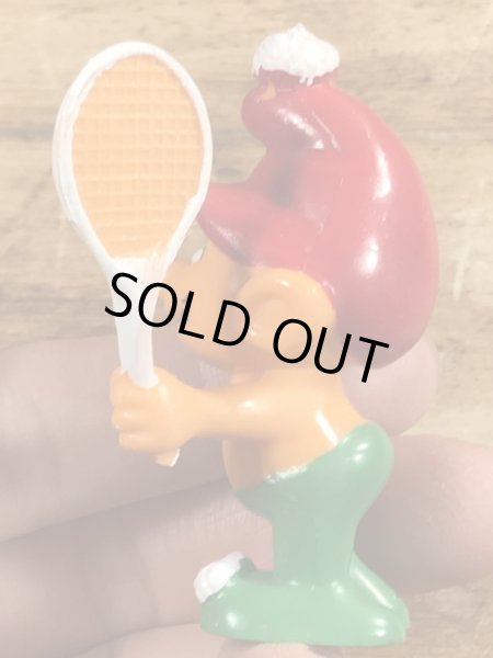 70’sのスマーフによく似たグノームファミリーのヴィンテージのPVC製フィギュア