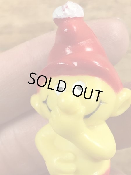 70年代頃のスマーフによく似たグノームファミリーのビンテージのPVCフィギュア