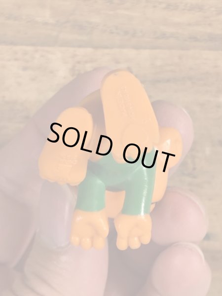 70’sのスリープウォーカーのグノームファミリーのヴィンテージのPVC製フィギュア