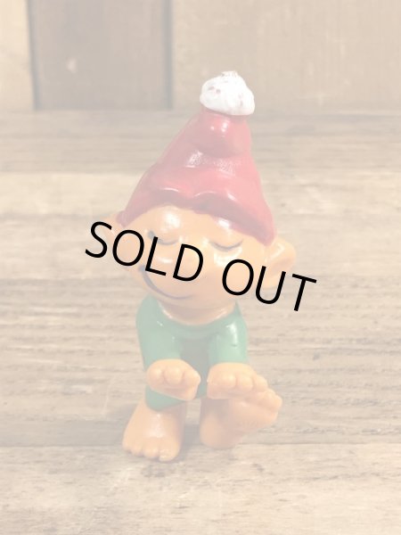 70’sのスリープウォーカーのグノームファミリーのヴィンテージのPVC製フィギュア