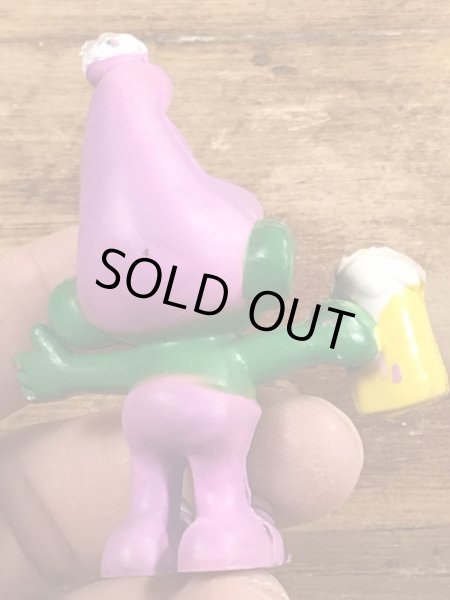 70年代頃のスマーフによく似たグノームファミリーのビンテージのPVCフィギュア