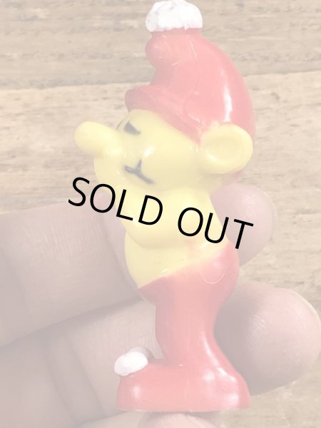 70’sのスマーフによく似たグノームファミリーのヴィンテージのPVC製フィギュア