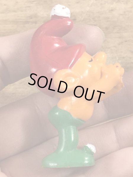 70’sのスマーフによく似たグノームファミリーのヴィンテージのPVC製フィギュア