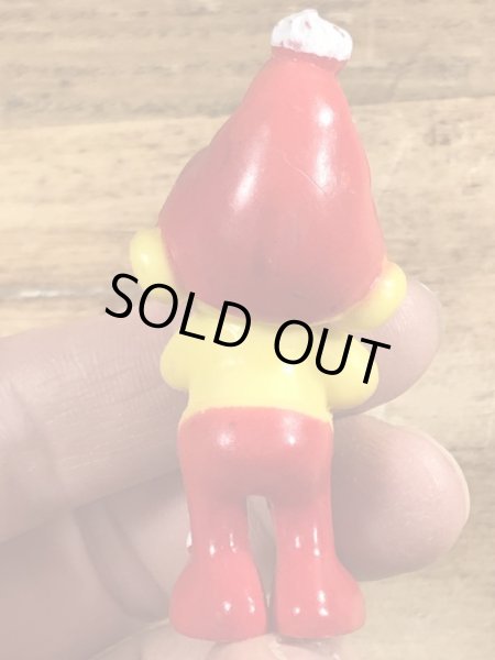 70年代頃のスマーフによく似たグノームファミリーのビンテージのPVCフィギュア