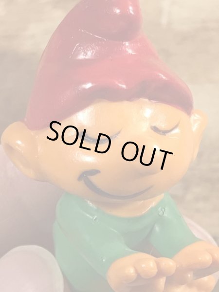 70’sのスリープウォーカーのグノームファミリーのヴィンテージのPVC製フィギュア