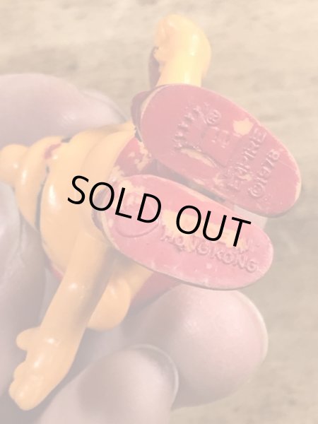 70’sのキャンディを持ったグノームファミリーのヴィンテージのPVC製フィギュア