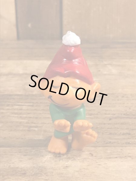 70’sのスマーフによく似たグノームファミリーのヴィンテージのPVC製フィギュア