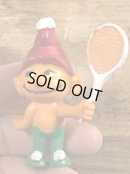 70年代頃のスマーフによく似たグノームファミリーのビンテージのPVCフィギュア