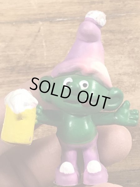 70年代頃のスマーフによく似たグノームファミリーのビンテージのPVCフィギュア