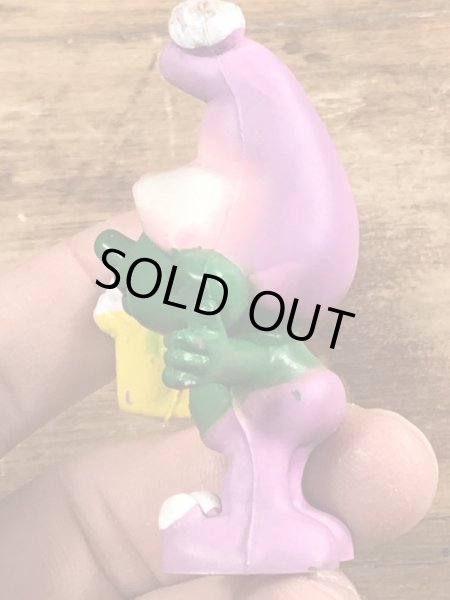 70’sのビールを持ったグノームファミリーのヴィンテージのPVC製フィギュア