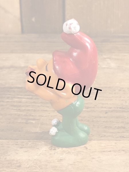 70’sのスマーフによく似たグノームファミリーのヴィンテージのPVC製フィギュア