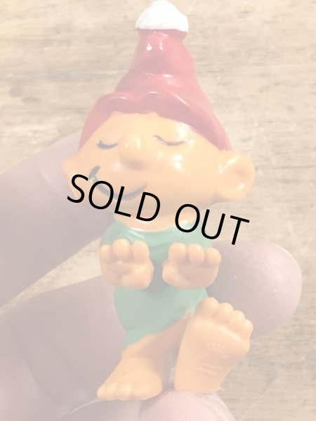 70年代頃のスリープウォーカーのグノームファミリーのビンテージのPVCフィギュア