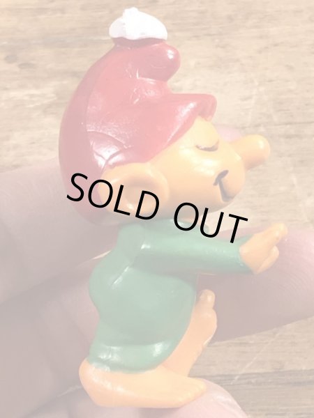 70’sのスマーフによく似たグノームファミリーのヴィンテージのPVC製フィギュア