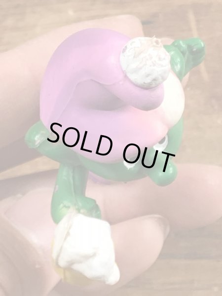 70年代頃のスマーフによく似たグノームファミリーのビンテージのPVCフィギュア