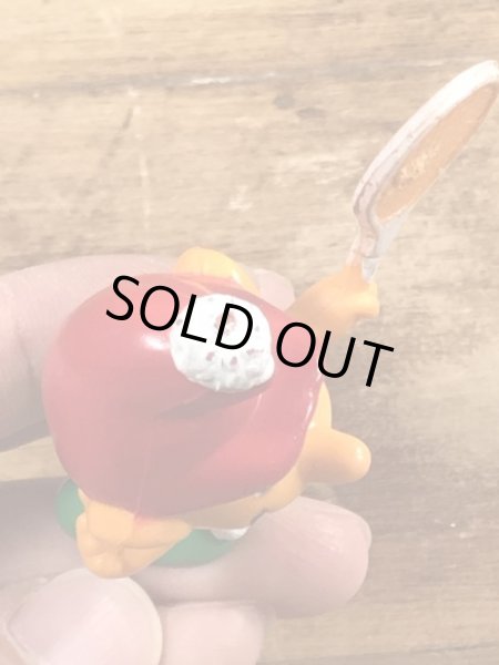 70年代頃のテニスをしているグノームファミリーのビンテージのPVCフィギュア