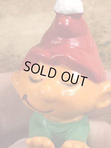 70’sのスマーフによく似たグノームファミリーのヴィンテージのPVC製フィギュア