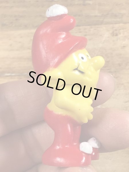 70’sのスマイルのグノームファミリーのヴィンテージのPVC製フィギュア